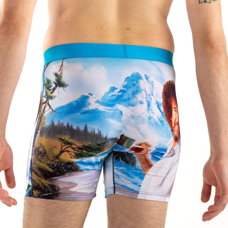 Men's Bob Ross, Happy Mountain Underwear