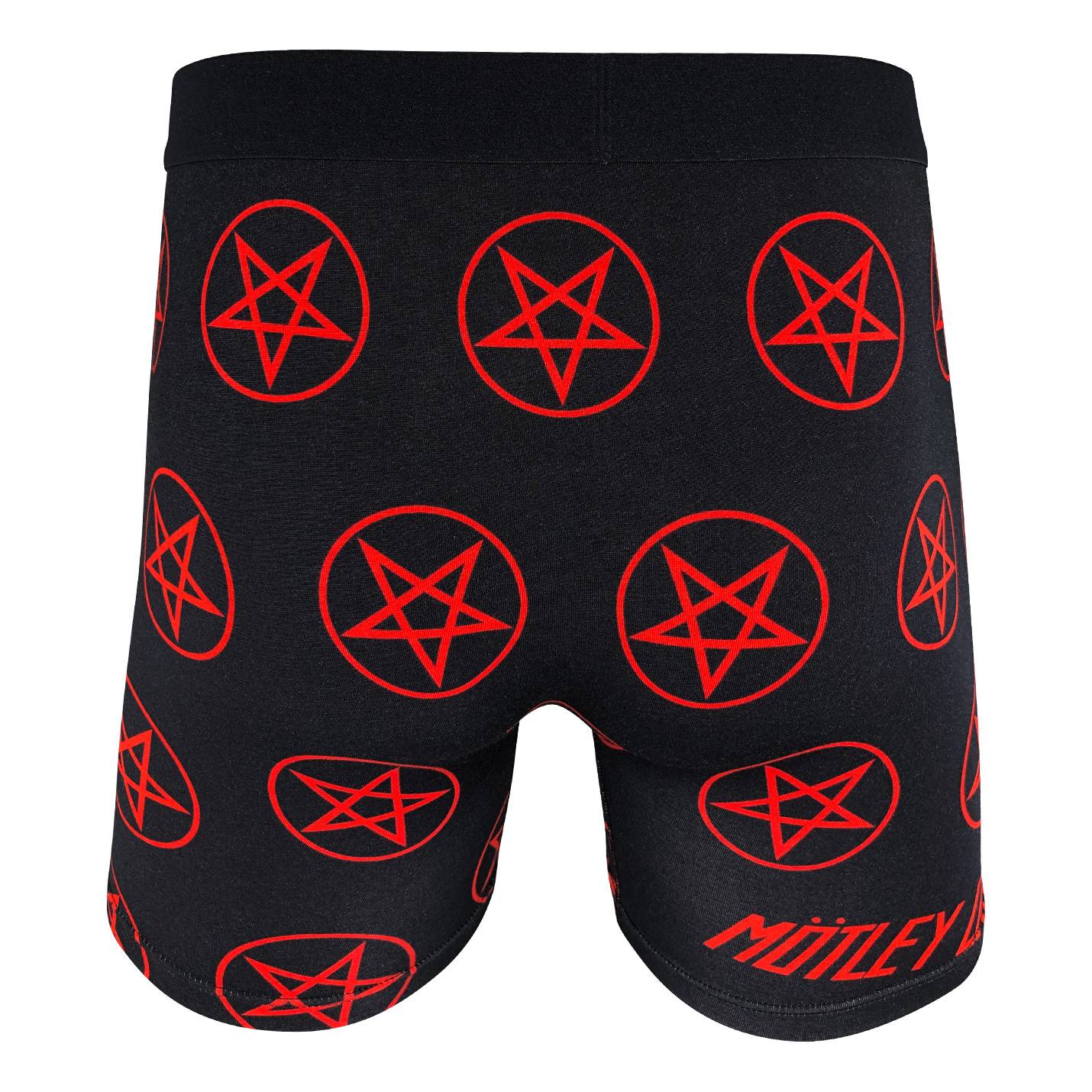 Men's Mötley Crüe, Pentagrams Underwear – Good Luck Sock